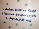 II miejsce w gminnym konkursie kold i piosenek witecznych