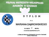 III miejsce w pfinale szachowych mistrzostw Wielkopolski