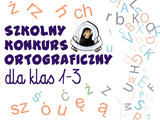 Szkolny konkurs ortograficzny „Mistrz Ortografii” dla klas I-III