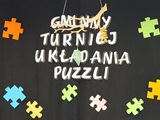 Turniej ukadania puzzli w Gminnym Przedszkolu nr 3 w Trzciance