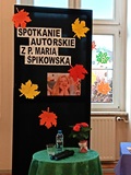 Spotkanie autorskie z pani Mari pikowsk