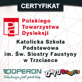 Certyfikat Polskiego Towarzystwa Dysleksji